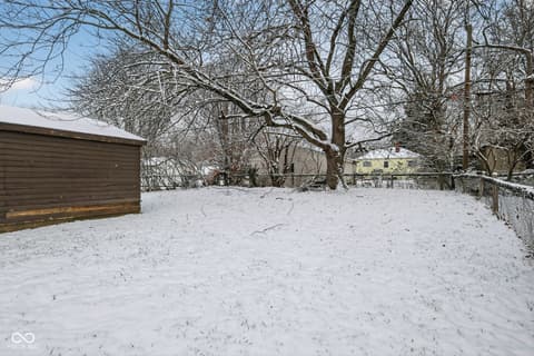 Yard at 6676 E 18th Street, Indianapolis, IN