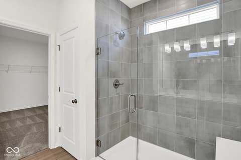 Primary bathroom at 19773 Highclere Lane, Sheridan, IN