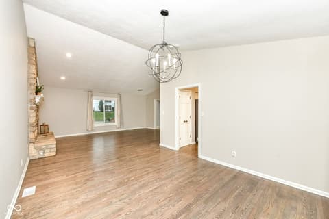 Living room at 13035 Wembly Road, Carmel, IN