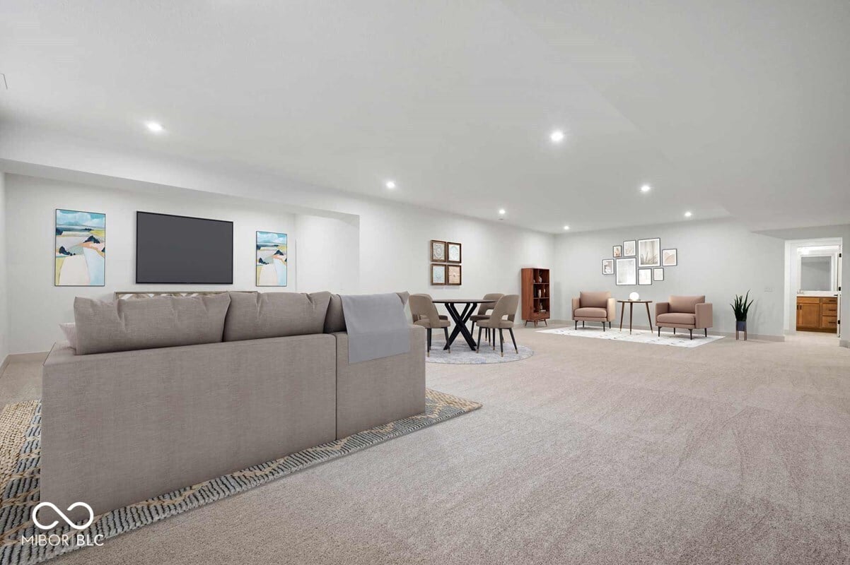 Spacious open-concept family room with modern finishes.
