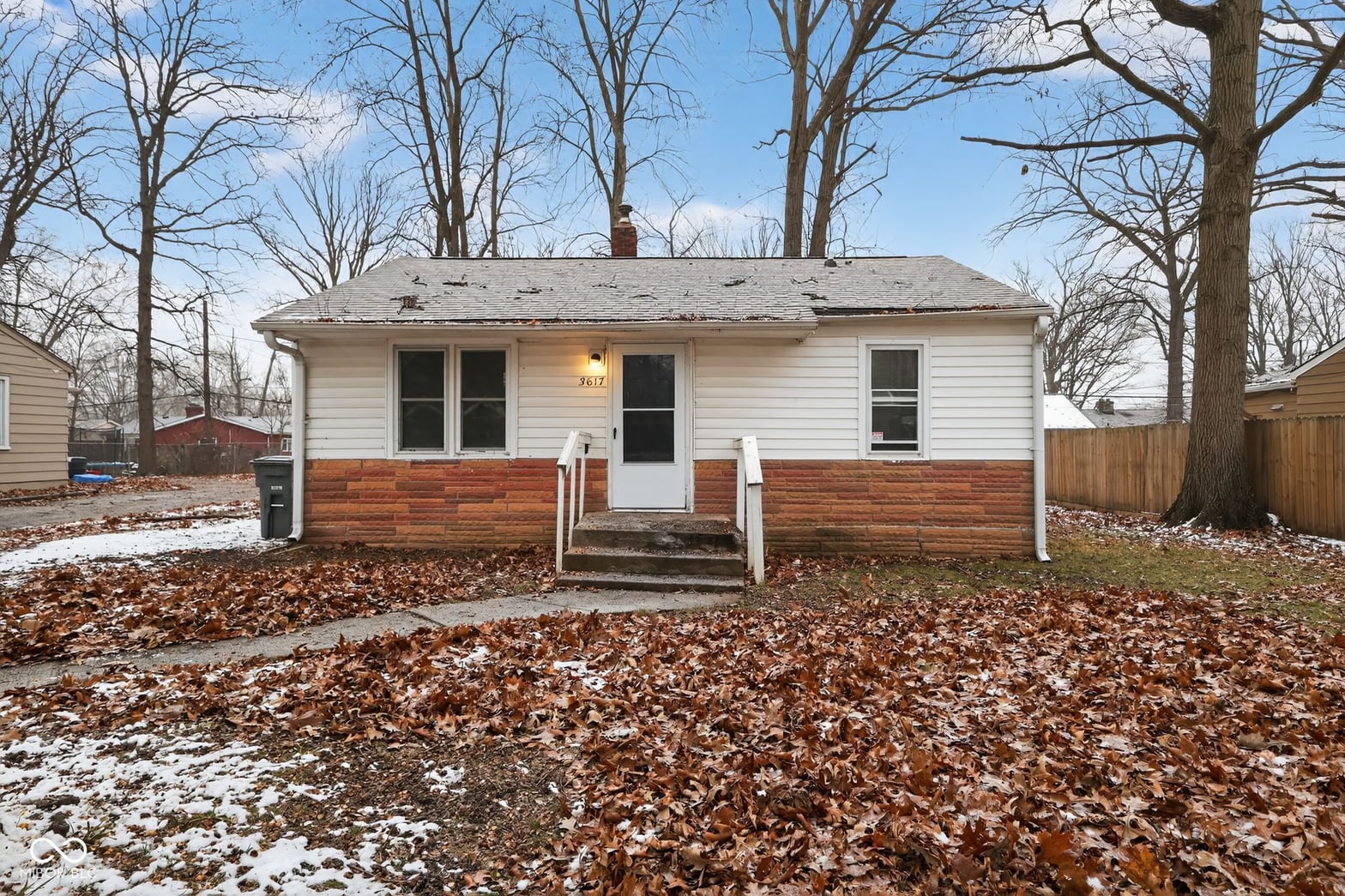 Front exterior at 3617 N Sadlier Drive, Indianapolis, IN
