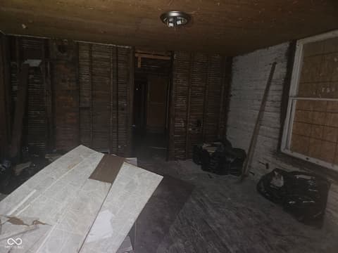 Living room at 1520 1st Avenue, Terre Haute, IN