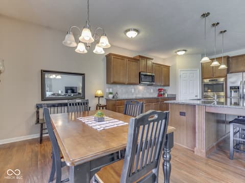 Dining room at 4687 Shady Ridge Row, Greenwood, IN