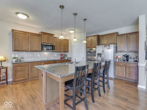 Kitchen at 4687 Shady Ridge Row, Greenwood, IN