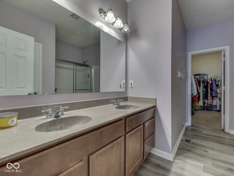 Bathroom at 4687 Shady Ridge Row, Greenwood, IN