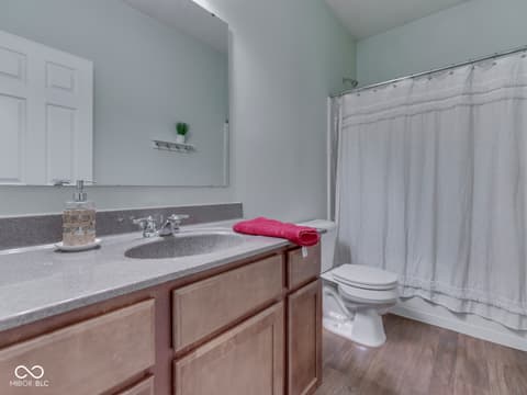 Bathroom at 4687 Shady Ridge Row, Greenwood, IN