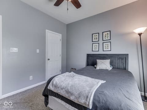 Bedroom at 4687 Shady Ridge Row, Greenwood, IN