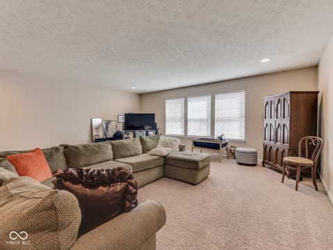 Living room at 4687 Shady Ridge Row, Greenwood, IN