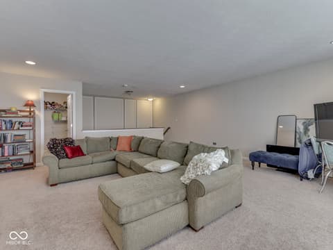 Living room at 4687 Shady Ridge Row, Greenwood, IN