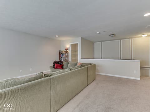 Living room at 4687 Shady Ridge Row, Greenwood, IN