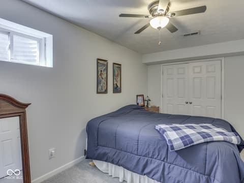 Bedroom at 4687 Shady Ridge Row, Greenwood, IN
