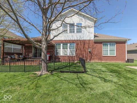 Front exterior at 4687 Shady Ridge Row, Greenwood, IN