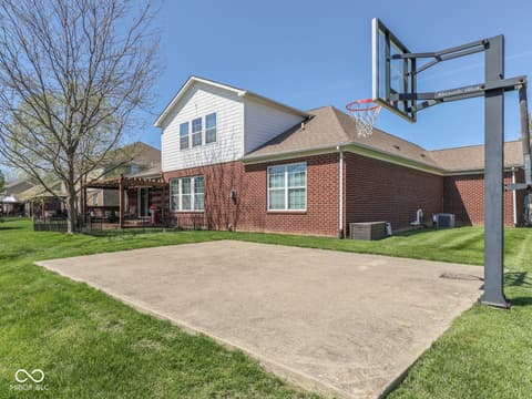 Backyard at 4687 Shady Ridge Row, Greenwood, IN