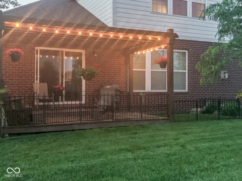 Backyard at 4687 Shady Ridge Row, Greenwood, IN