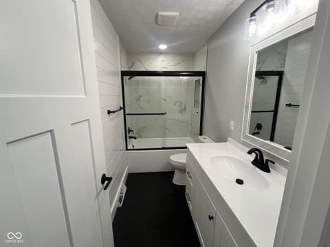 Bathroom at 5646 Paradise Drive, Martinsville, IN