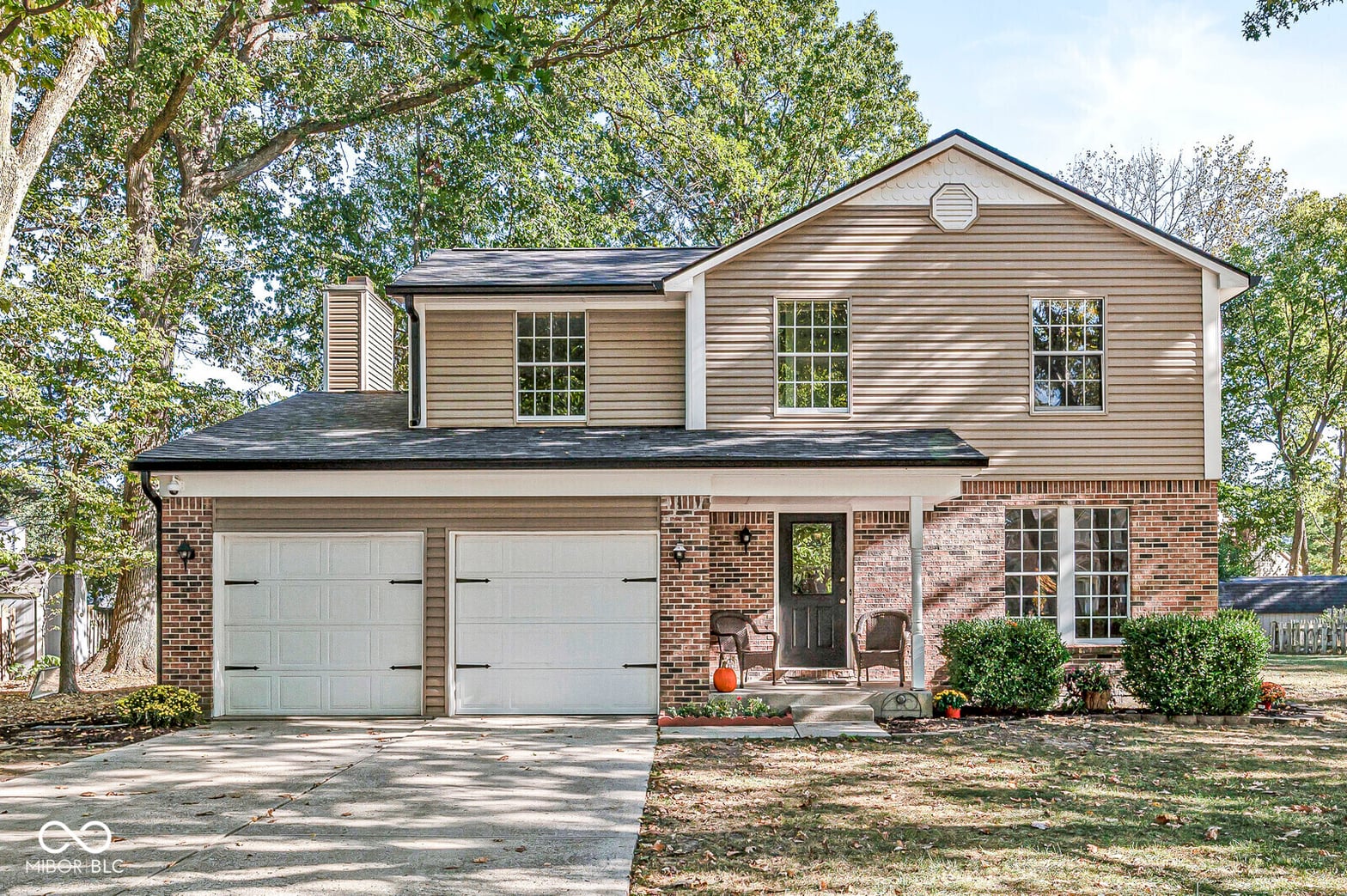 Front exterior at 14815 Wheatfield Lane, Carmel, IN