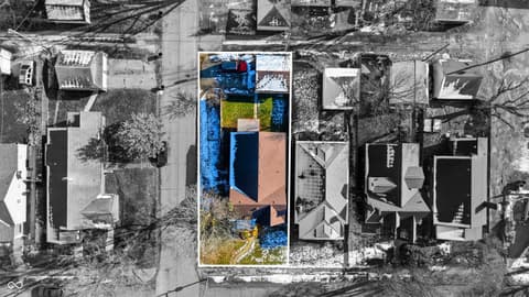 Aerial view at 1029 N Drexel Avenue, Indianapolis, IN