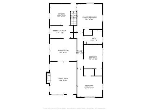 Floor Plan — 1029 N Drexel Avenue, Indianapolis, IN