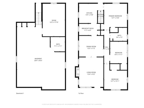 Floor Plan — 1029 N Drexel Avenue, Indianapolis, IN