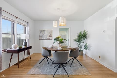 Dining room at 1029 N Drexel Avenue, Indianapolis, IN