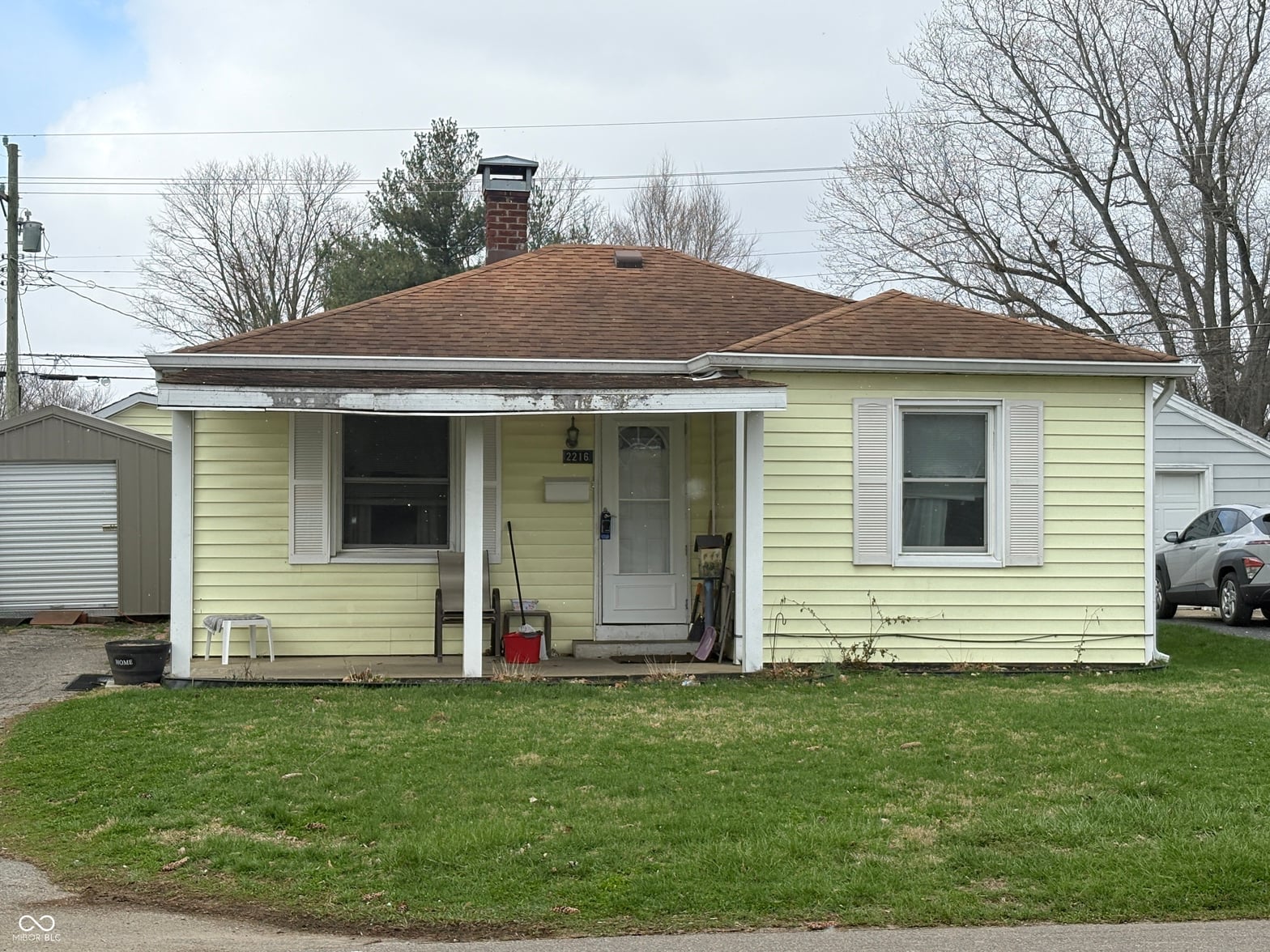 Front exterior at 2216 Hawcreek Avenue, Columbus, IN