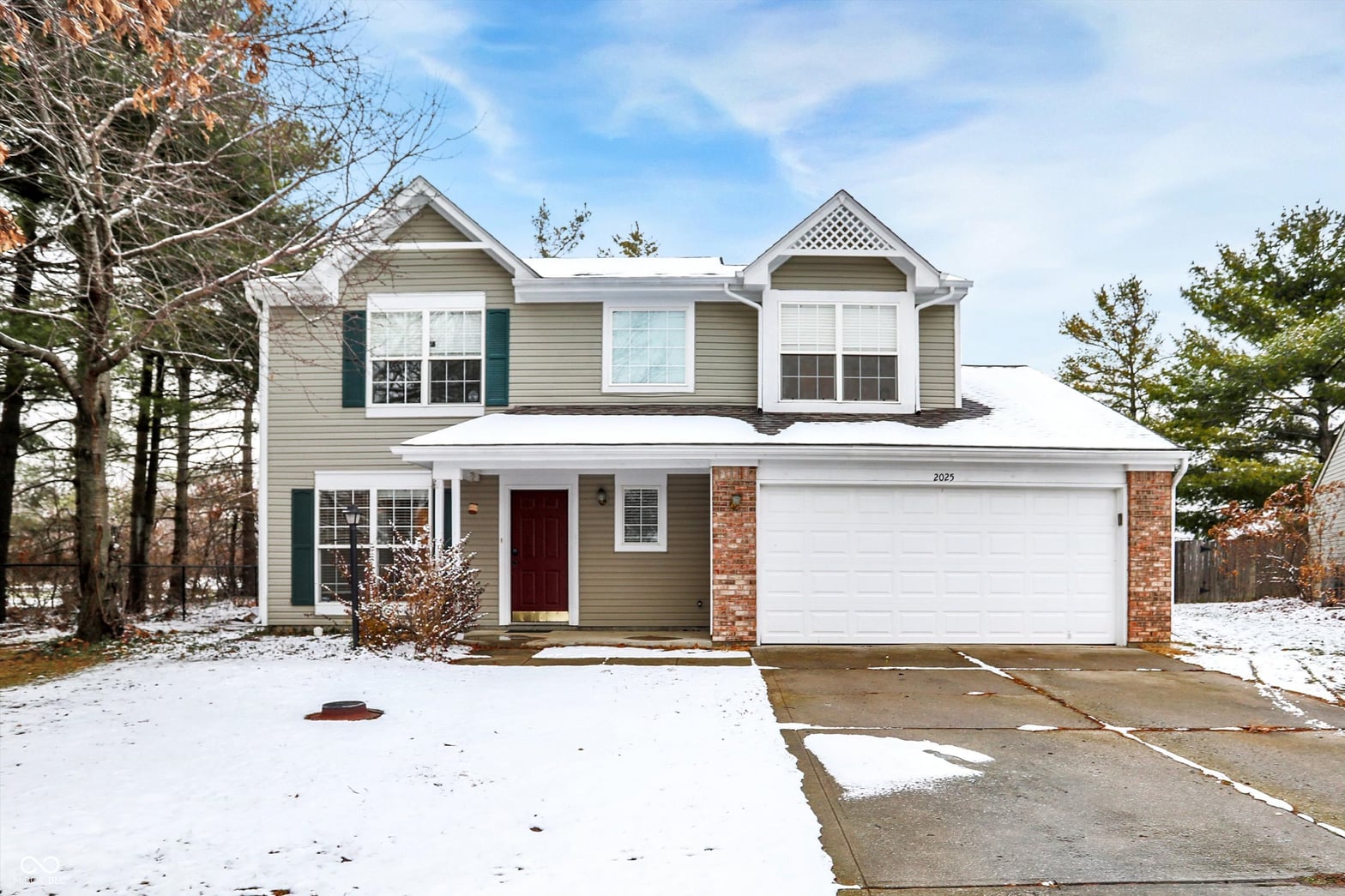 Front exterior at 2025 Fieldstone Court, Westfield, IN