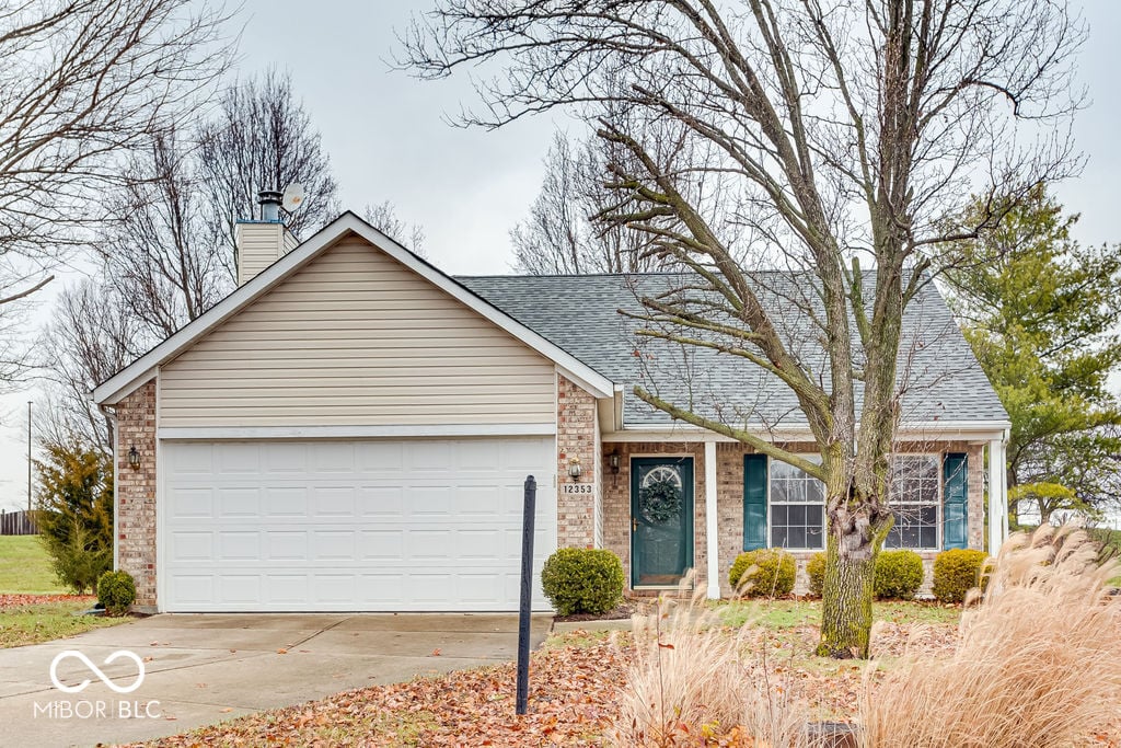 Front exterior at 12353 Driftstone Drive, Fishers, IN