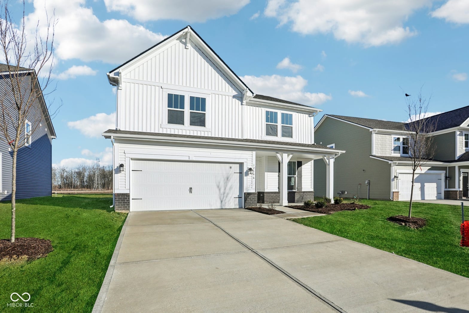 Front exterior at 12146 Olivine Avenue, Cumberland, IN