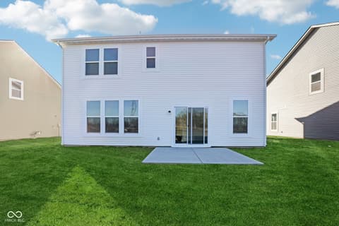 Backyard at 12146 Olivine Avenue, Cumberland, IN