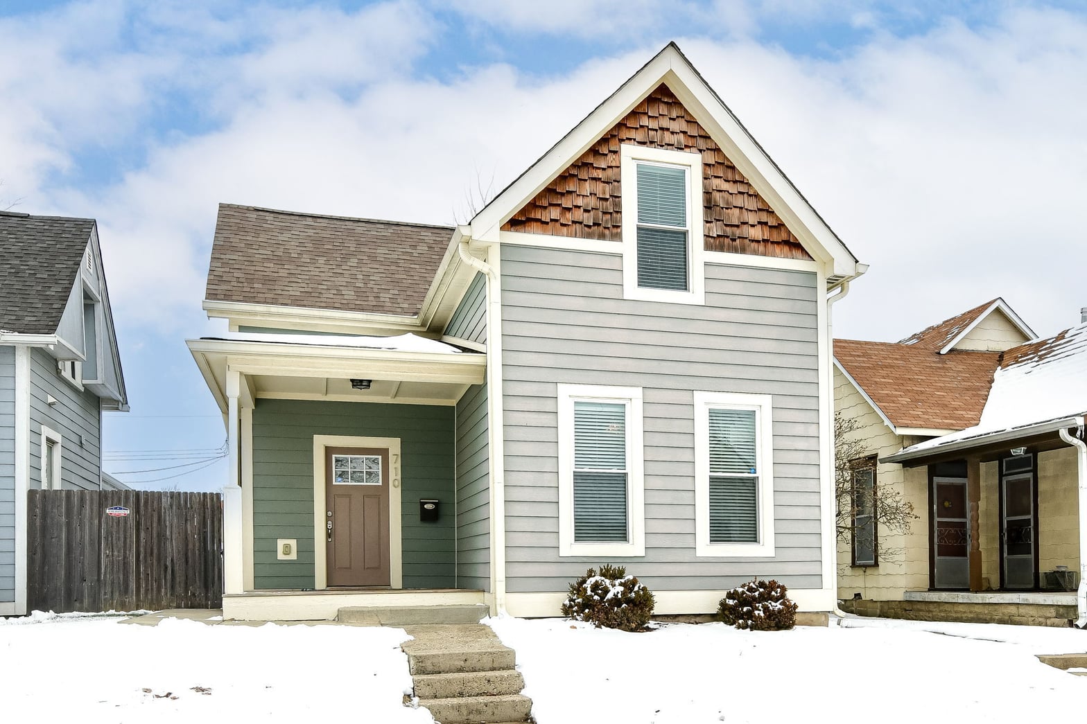 Front exterior at 710 Iowa Street, Indianapolis, IN