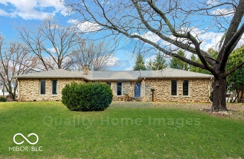Front exterior at 4066 Roamin Drive, Greenwood, IN