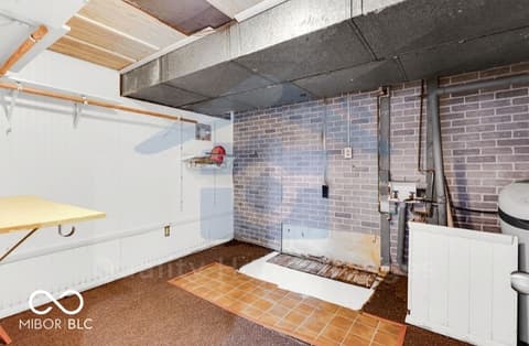 Basement at 4066 Roamin Drive, Greenwood, IN