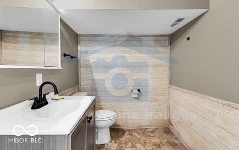 Bathroom at 4066 Roamin Drive, Greenwood, IN