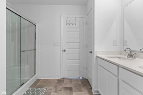 Bathroom at 726 Oxford Lane, Danville, IN