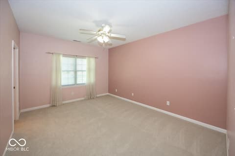 Primary bedroom at 1594 Stonewall Drive, Greenfield, IN
