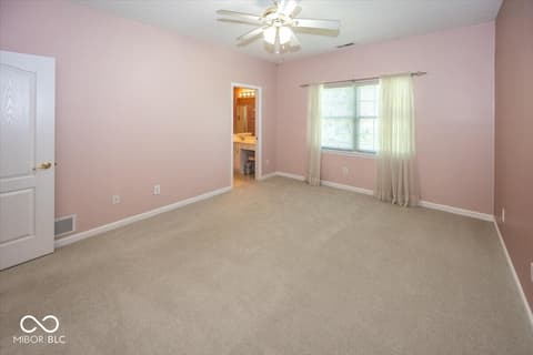 Primary bedroom at 1594 Stonewall Drive, Greenfield, IN