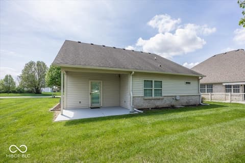 Backyard at 1594 Stonewall Drive, Greenfield, IN