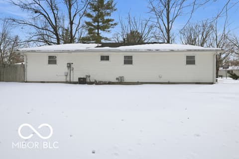 Backyard at 11028 Monroe Court, Indianapolis, IN