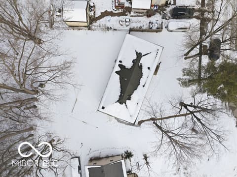 Aerial view at 11028 Monroe Court, Indianapolis, IN