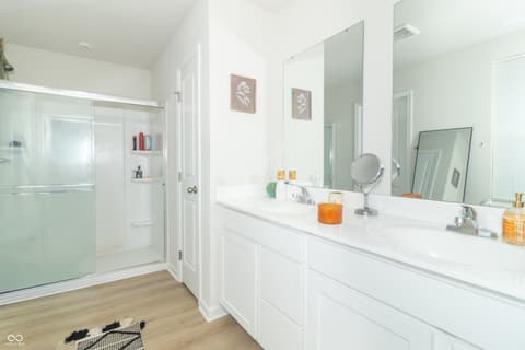 Primary bathroom at 1730 Cascades Drive, Greenfield, IN