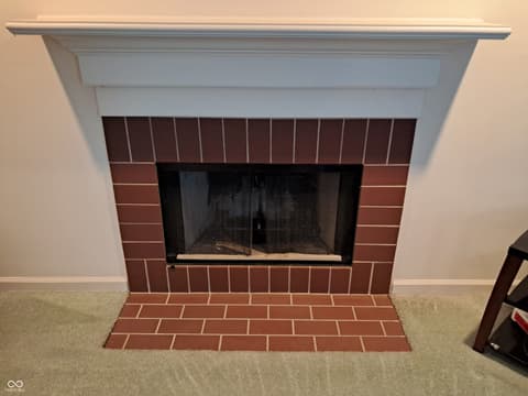 Fireplace — 5369 Deer Creek Drive, Indianapolis, IN