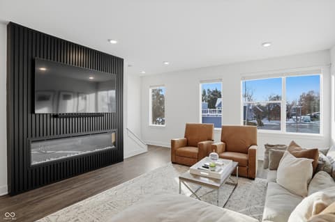 Living room at 737 Switchyard Place, Indianapolis, IN