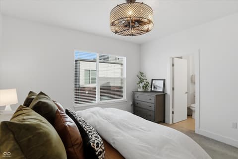 Primary bedroom at 737 Switchyard Place, Indianapolis, IN