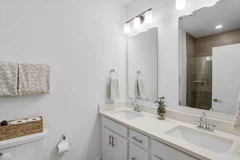 Primary bathroom at 737 Switchyard Place, Indianapolis, IN