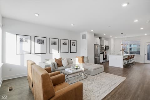 Living room at 737 Switchyard Place, Indianapolis, IN