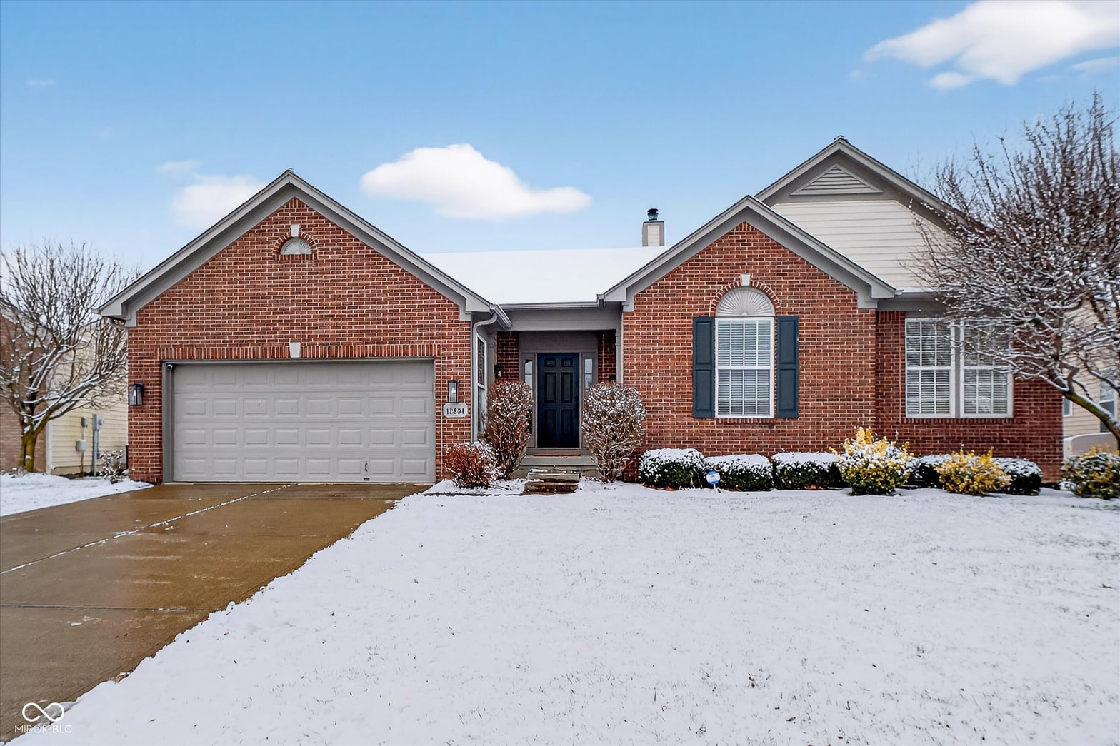 Front exterior at 12834 Piccadilly Circle, Fishers, IN