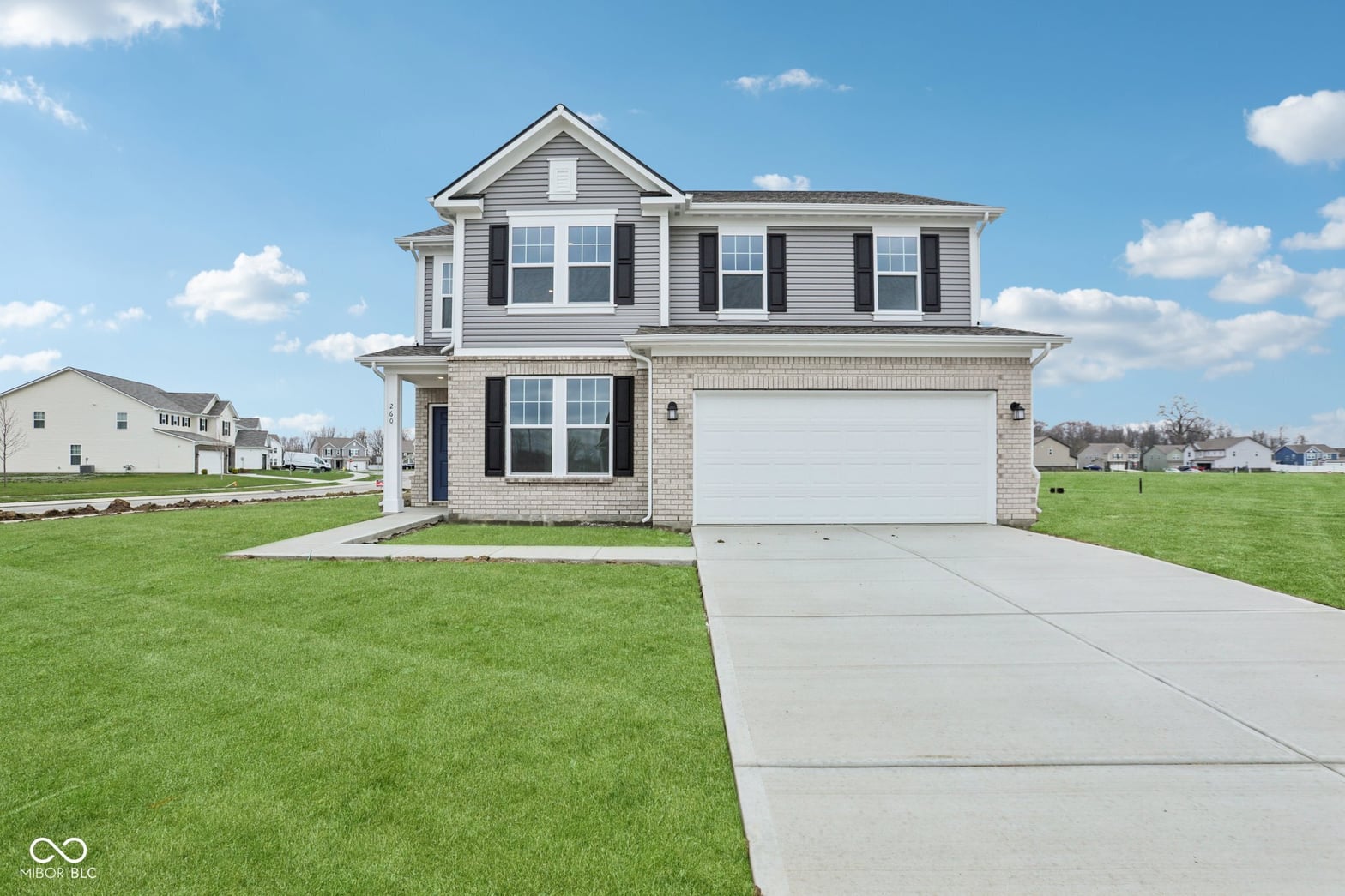 Front exterior at 260 Commodore Drive, Pittsboro, IN