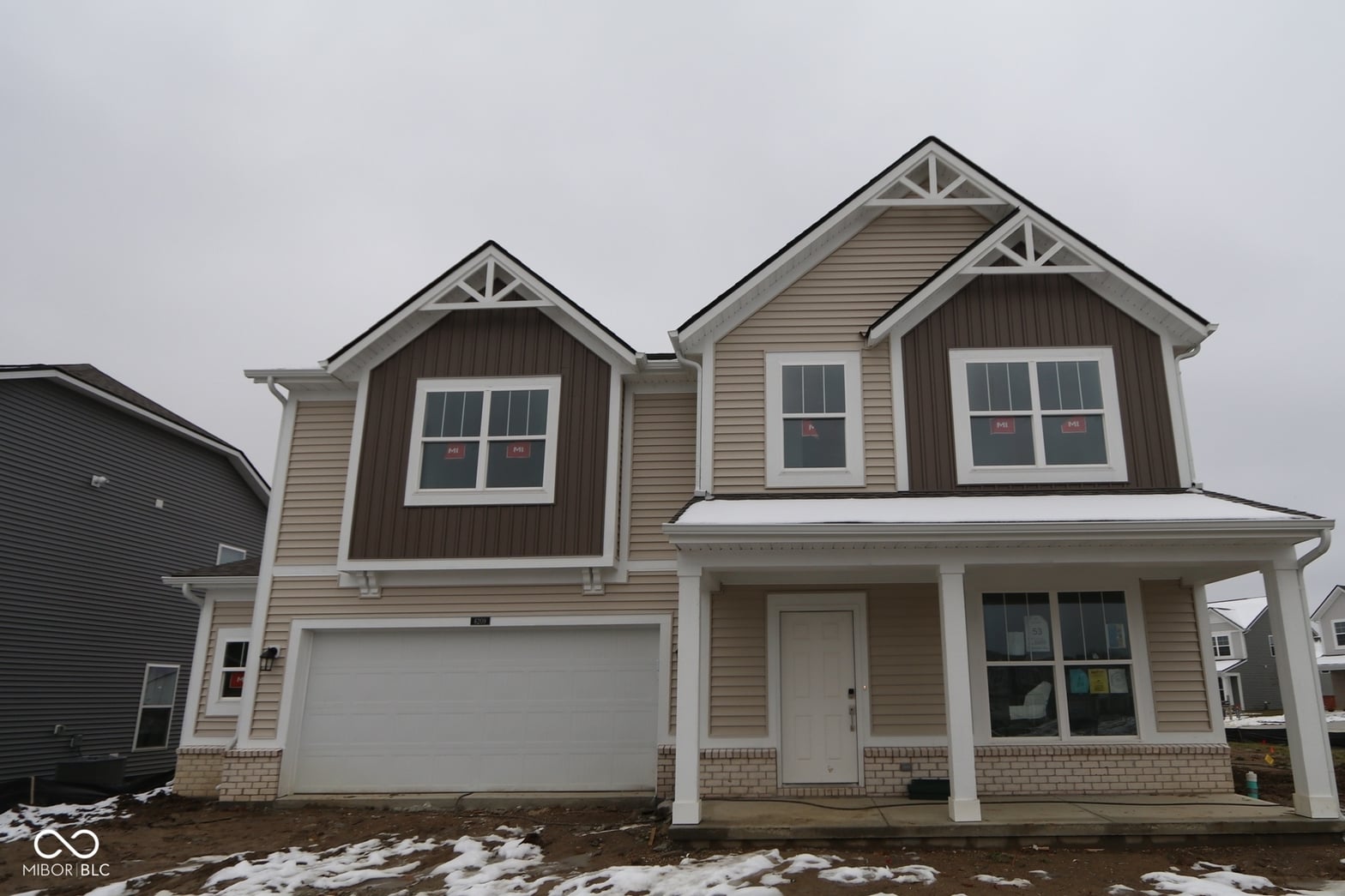 Front exterior at 6209 Paperbark Way, Indianapolis, IN