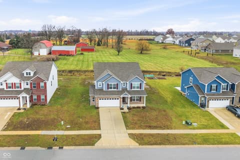 Aerial view at 1148 Lakeshore Drive, Greenwood, IN