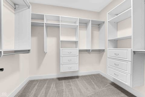 Primary bedroom at 5866 Harbour Town Drive, Noblesville, IN
